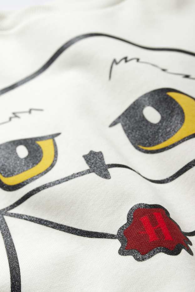 Kinderen: meisjes - Harry Potter - sweatshirt - wit