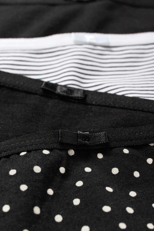 Damen - Multipack 4er - Slip - schwarz