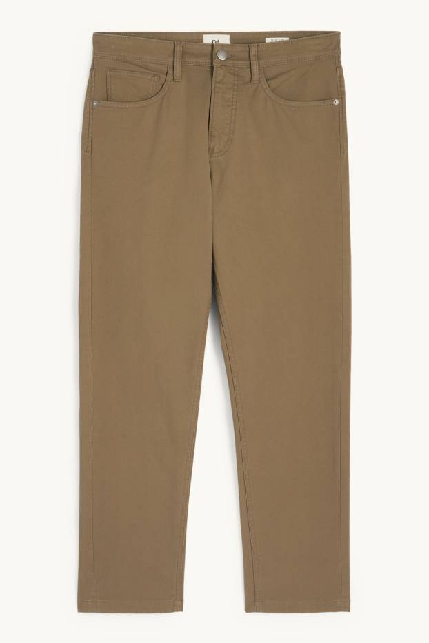 Home - Pantalons - regular fit - caqui