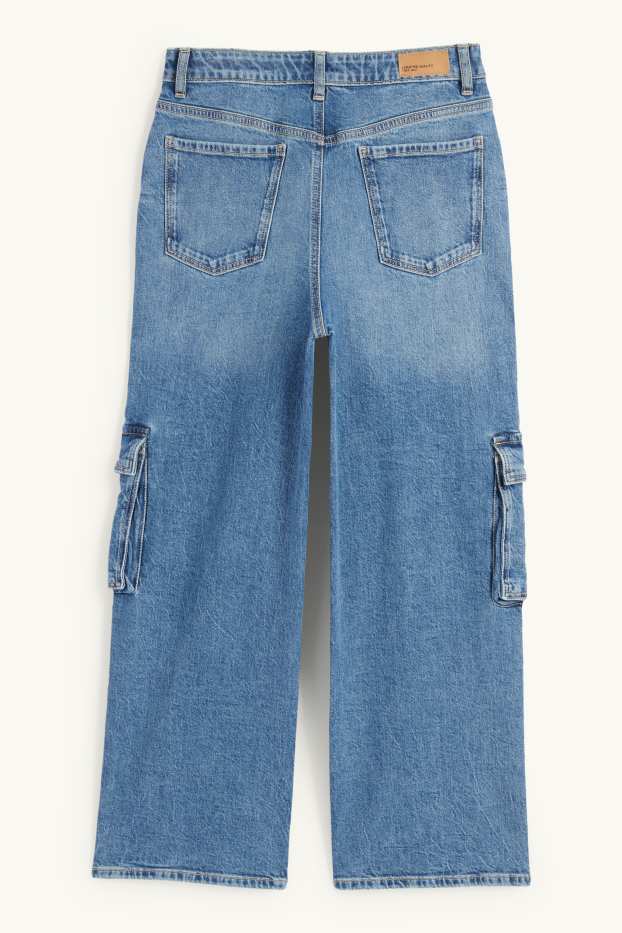 Bambine - Jeans cargo - jeans azzurro