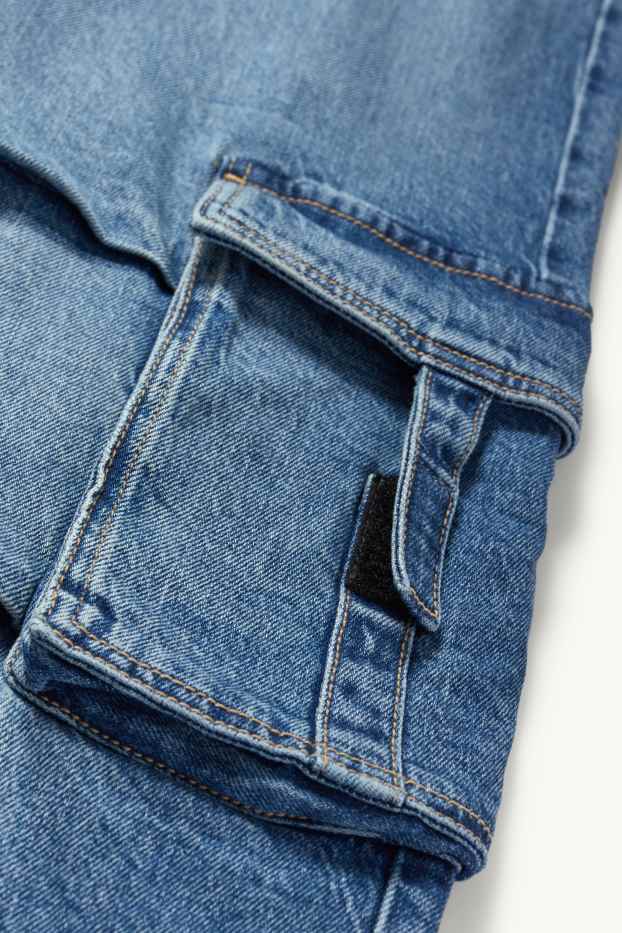Bambine - Jeans cargo - jeans azzurro