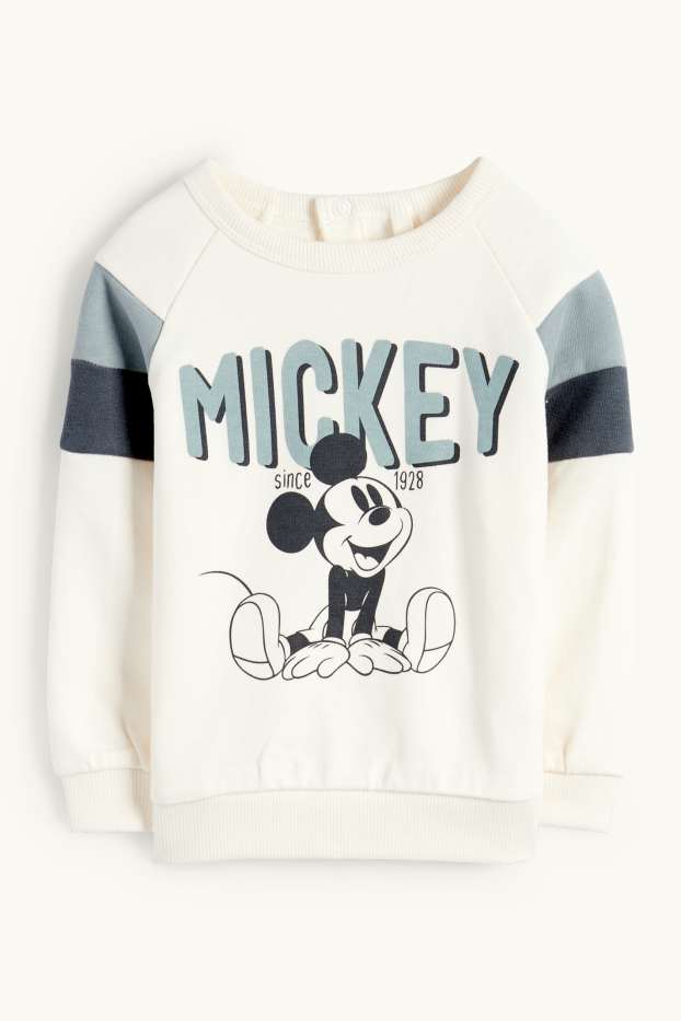 Nadó nen - Mickey Mouse - conjunt per a nadó - 2 peces - blanc trencat