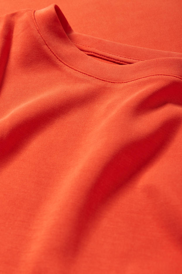 Damen - T-Shirt - dunkelorange