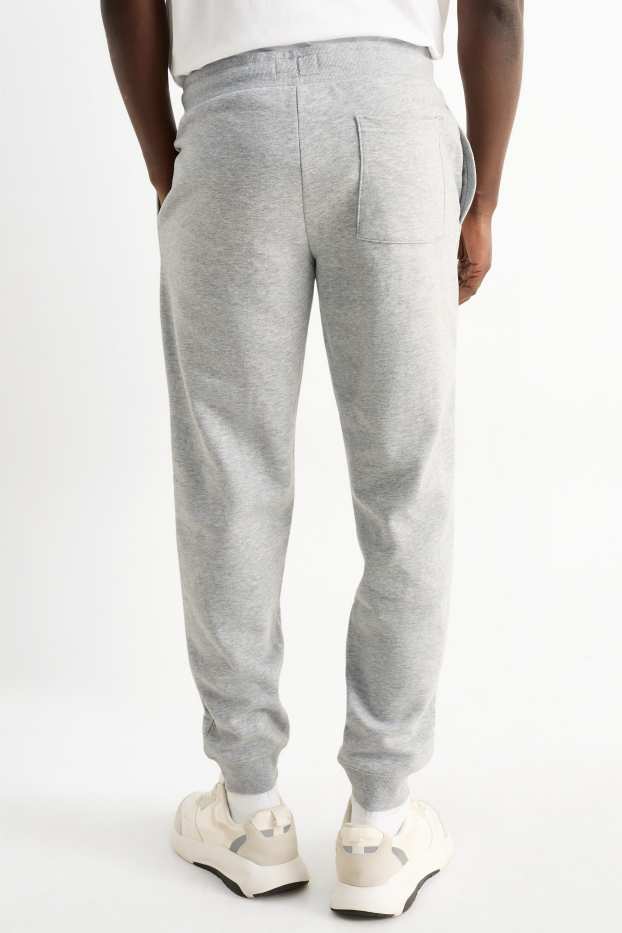 Bărbați - Pantaloni de trening - gri deschis melanj