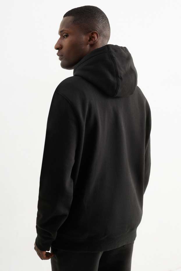 Hommes - Sweat à capuche - noir
