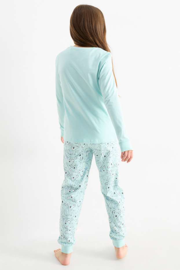 Children Girls - Koala - pyjamas - 2 piece - mint green
