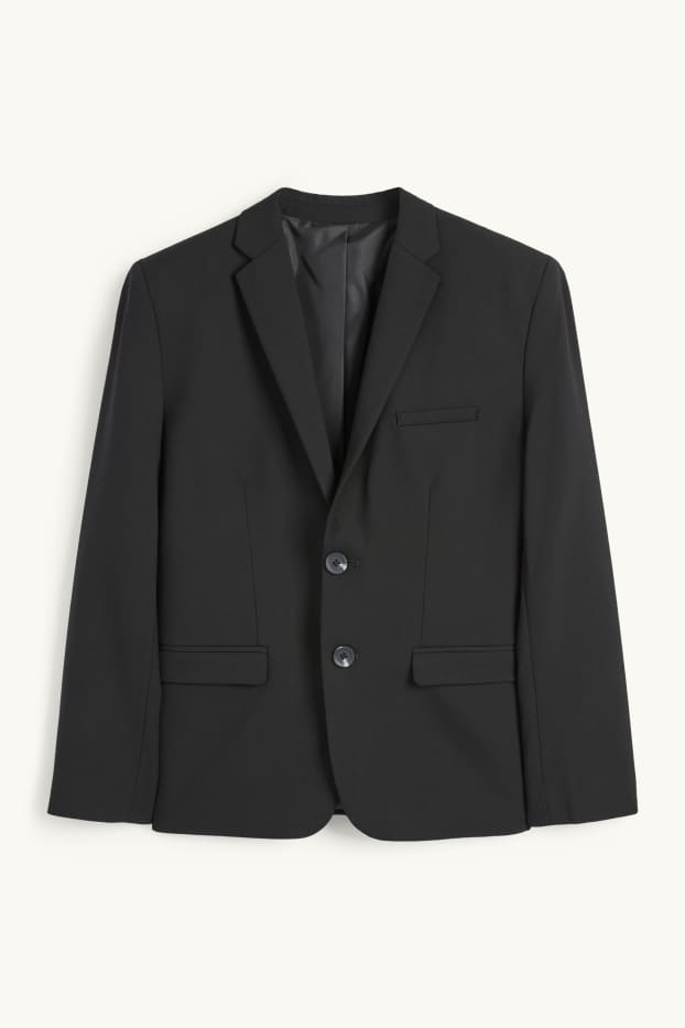 Enfants garçons - Veste de costume - Stretch - LYCRA® - noir