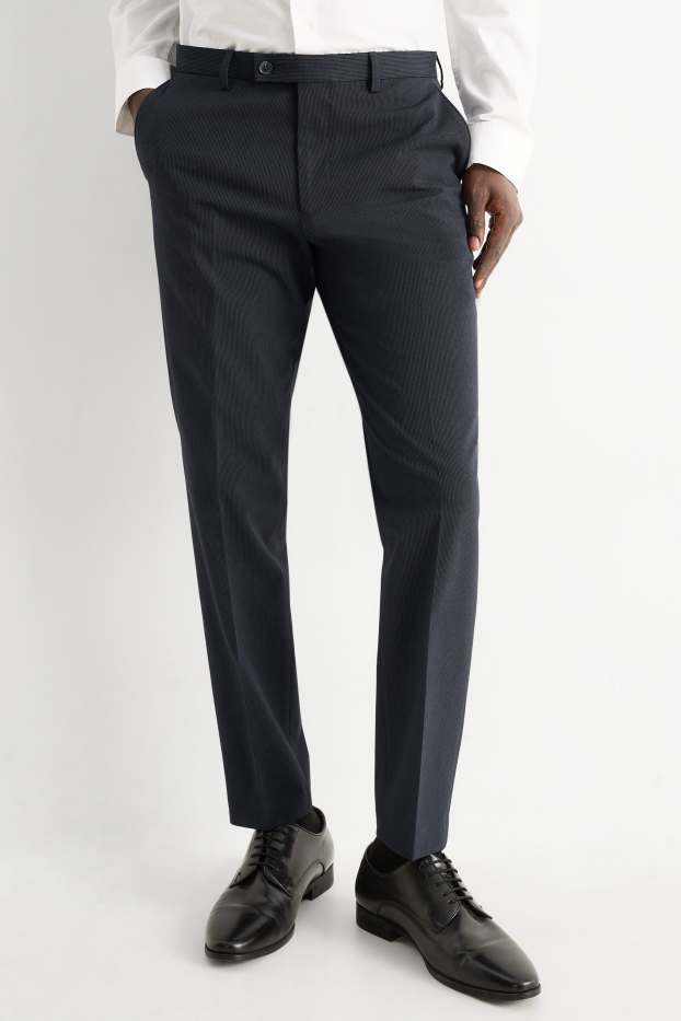 Bărbați - Pantaloni modulari - body fit - Flex - LYCRA® - Mix & Match - albastru închis