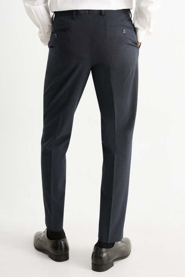 Bărbați - Pantaloni modulari - body fit - Flex - LYCRA® - Mix & Match - albastru închis