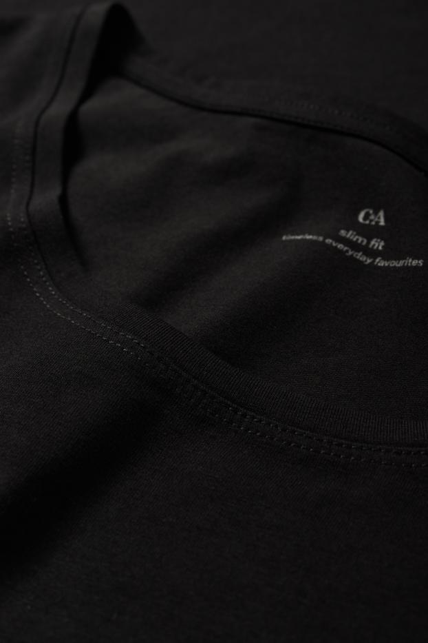 Dona - Paquet de 3 - samarreta de màniga curta  - negre