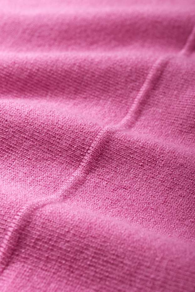 Femmes - Pull en maille fine - rose