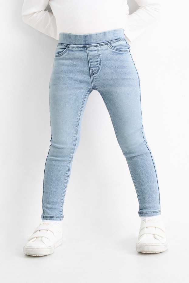Bambine - Skinny jeans - jeans azzurro