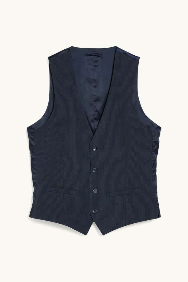 Uomo - Gilè coordinabile - slim fit - Flex - LYCRA® - Mix & Match - blu scuro