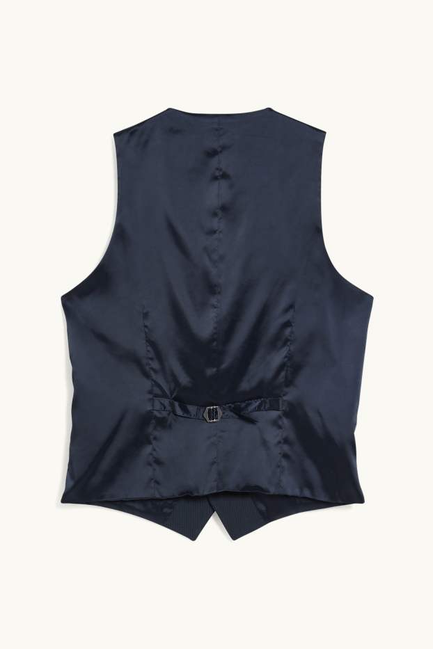 Uomo - Gilè coordinabile - slim fit - Flex - LYCRA® - Mix & Match - blu scuro