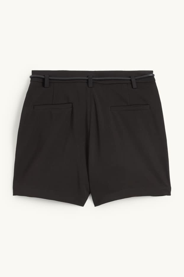 Femei - Fustă-pantalon scurtă - negru