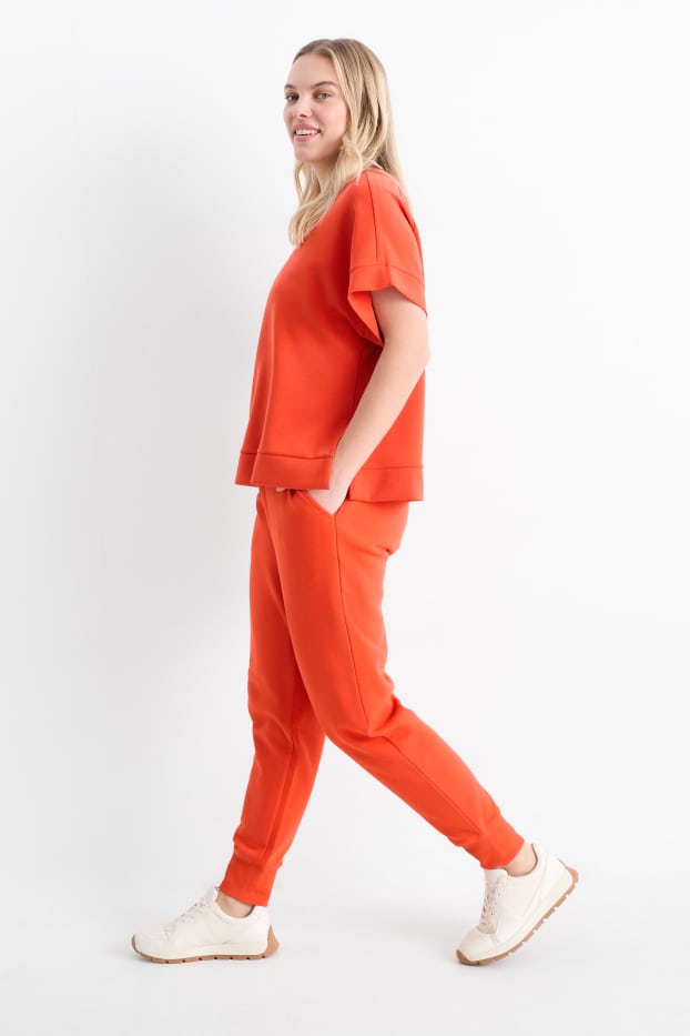Femmes - Pantalon de jogging  - orange foncé