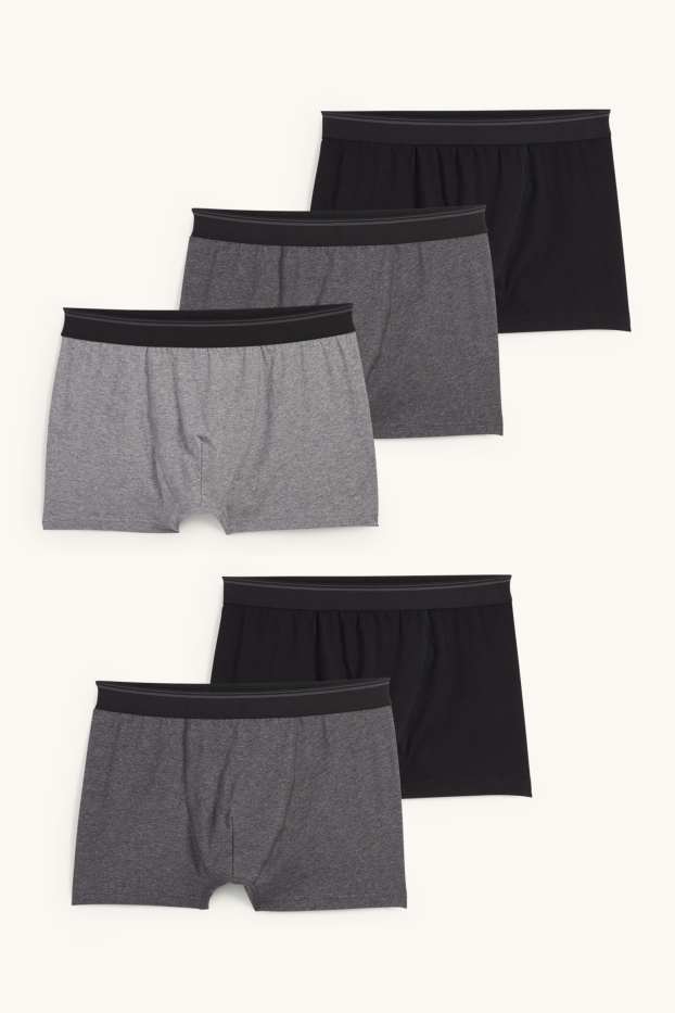 Herren - Multipack 5er - Trunks - grau