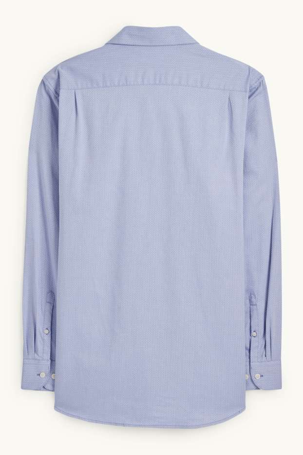 Home - Camisa formal - regular fit - cutaway - fàcil de planxar - blau clar