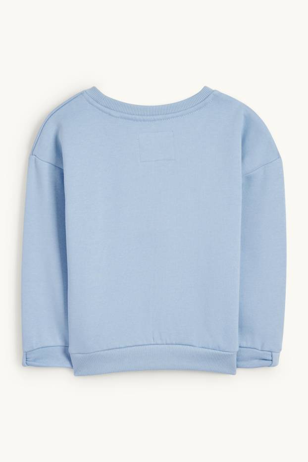 Enfants filles - Lilo & Stitch - sweat - bleu clair