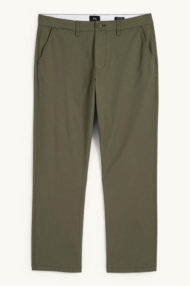 Hommes - Chino - regular fit - vert