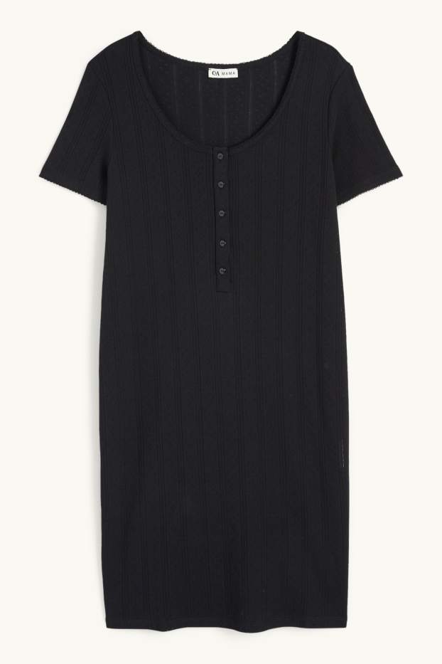 Femei - Cămașă de noapte pentru alăptare - negru