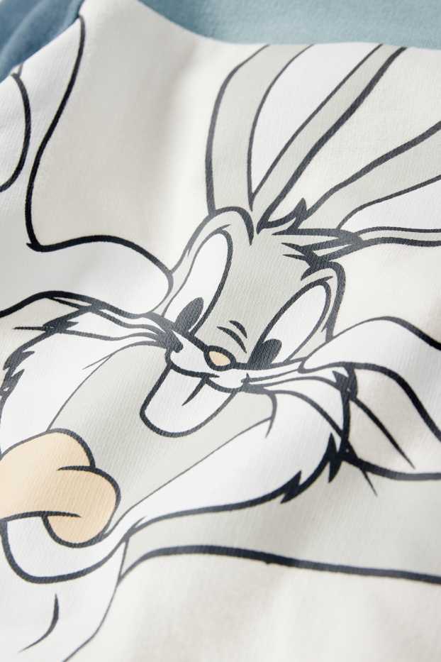 Baby: jongens - Bugs bunny - babyoutfit - 2-delig - turquoise