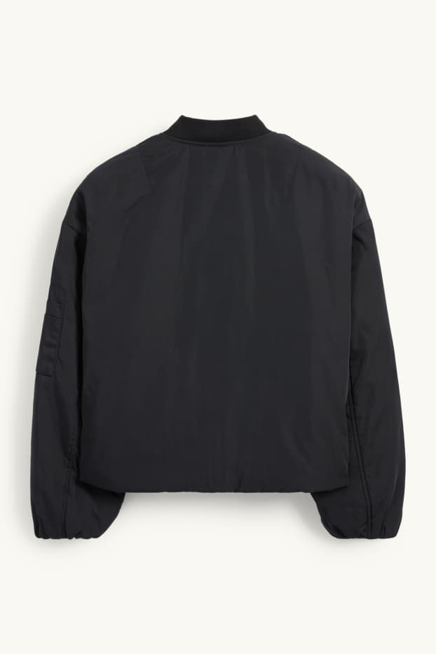 Femmes - Blouson aviateur - effet déperlant - noir