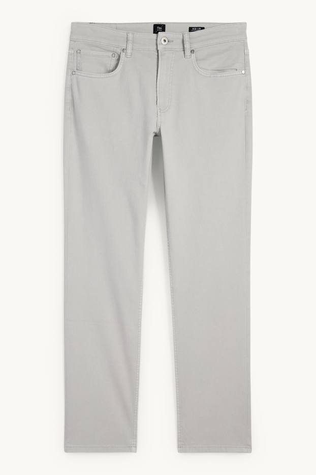 Herren - Hose - Slim Fit - Flex - LYCRA® - grau