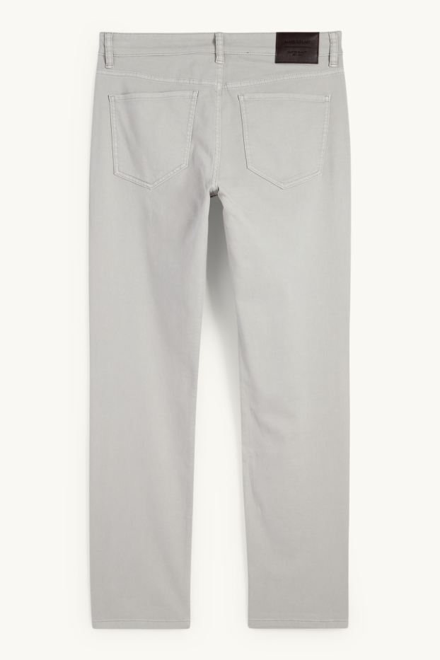 Herren - Hose - Slim Fit - Flex - LYCRA® - grau