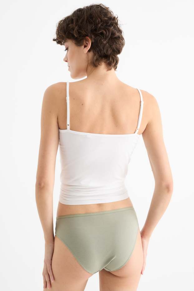 Dames - Set van 4 - slip - zwart