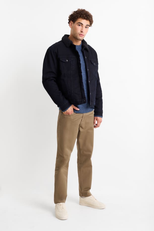 Home - Pantalons - regular fit - caqui
