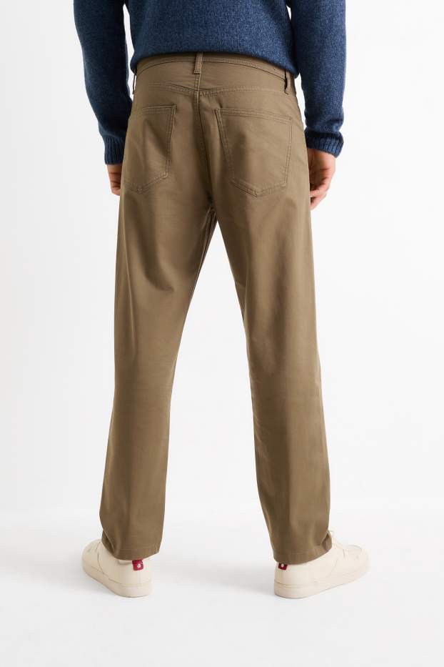 Home - Pantalons - regular fit - caqui