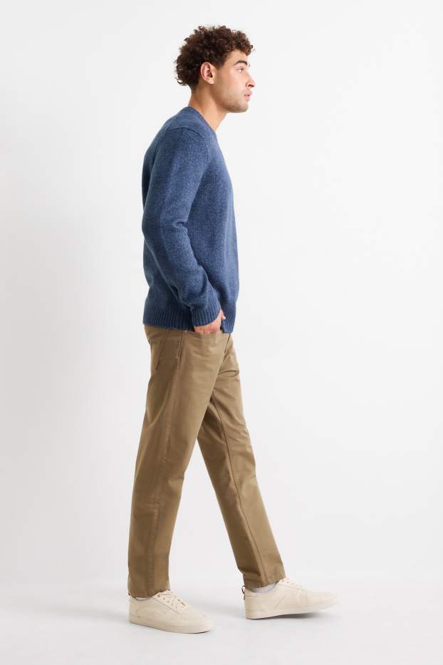 Home - Pantalons - regular fit - caqui
