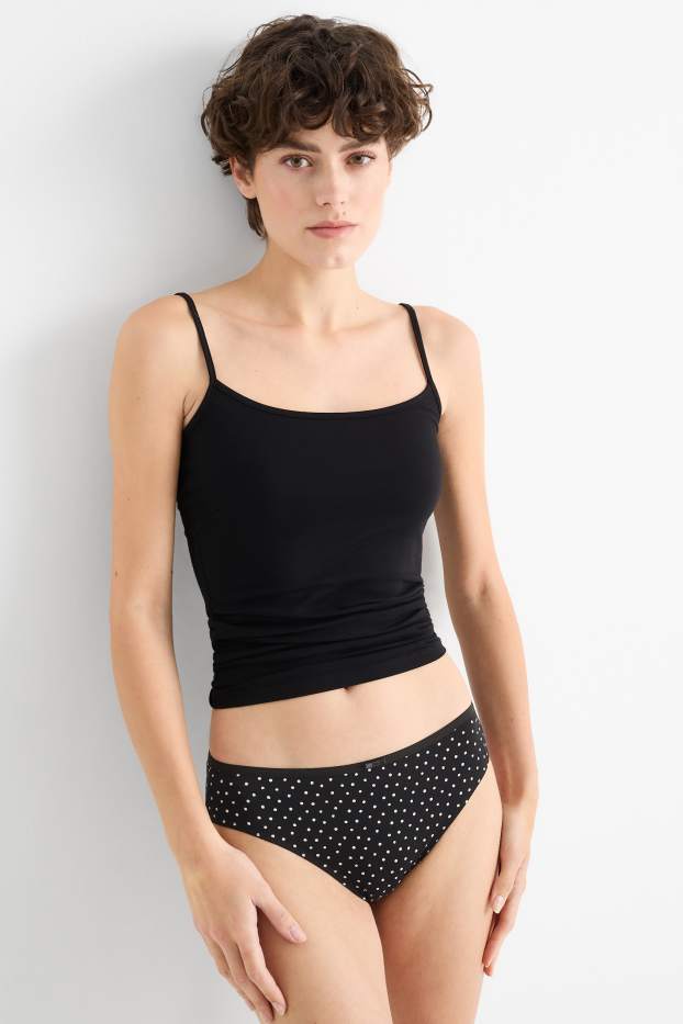 Damen - Multipack 4er - Slip - schwarz