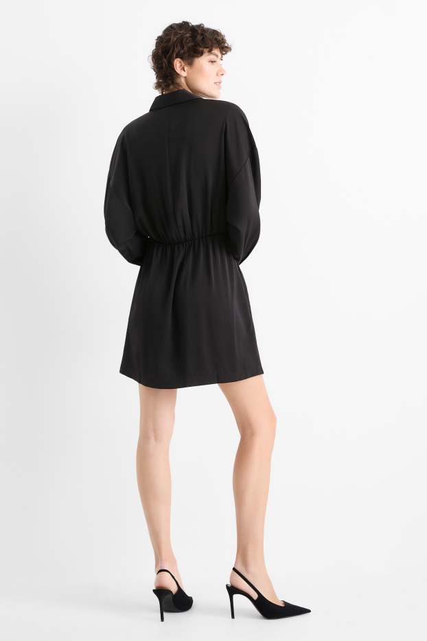 Women - Shirt dress - black