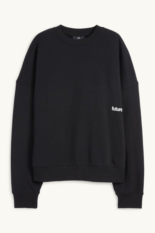 Men - Oversized sweatshirt - black