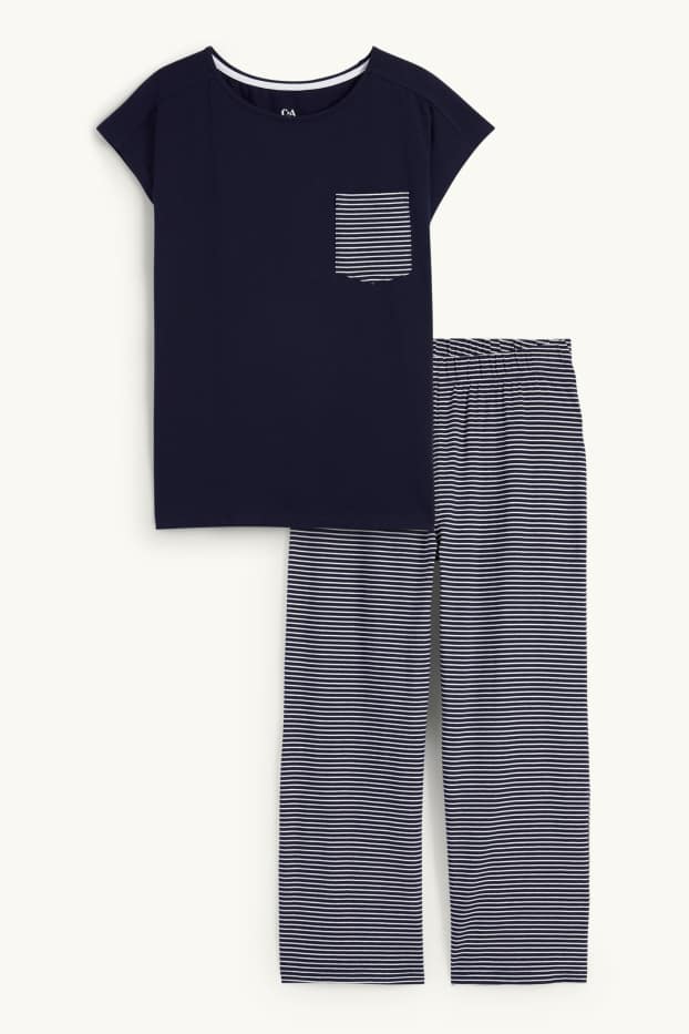 Femmes - Pyjama - bleu foncé