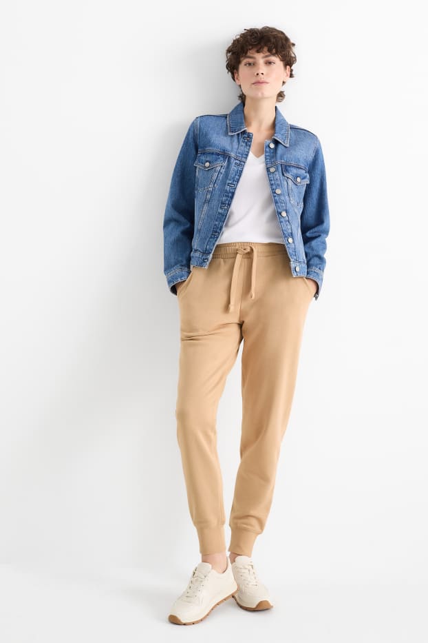 Women - Joggers - beige
