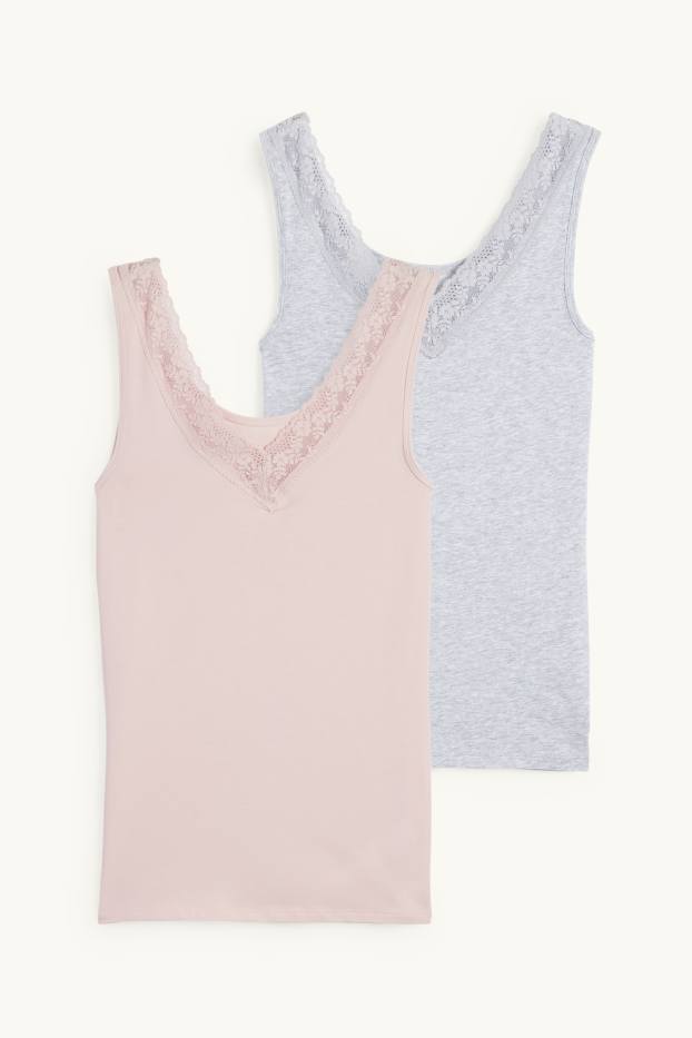 Dámské - Multipack 2 ks - košilka - růžová