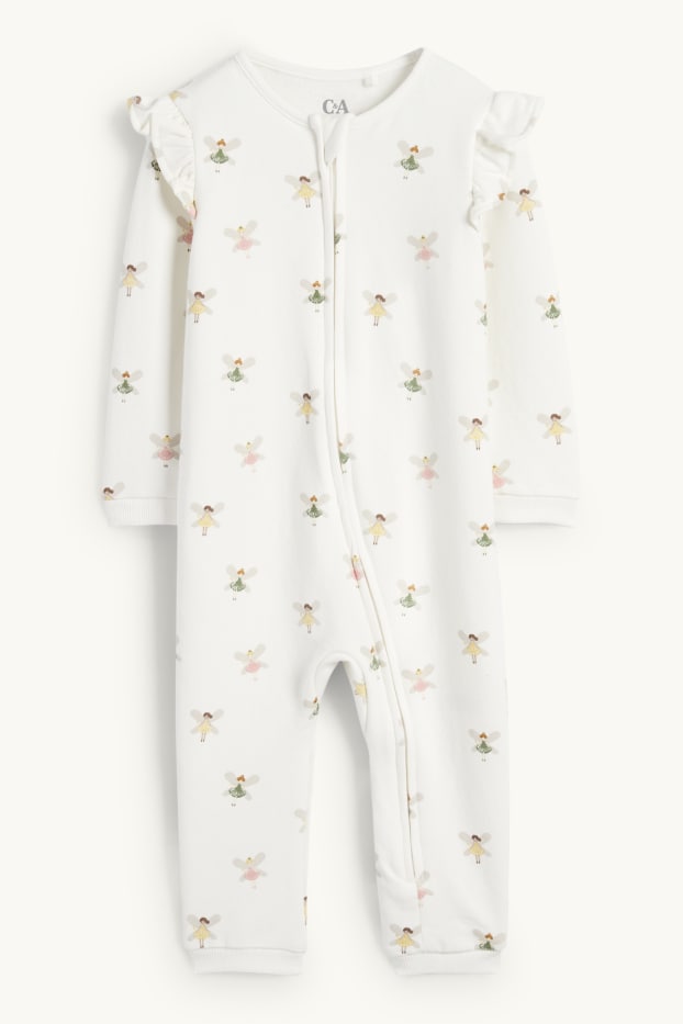 Bébés filles - Fées - pyjama bébé - blanc crème