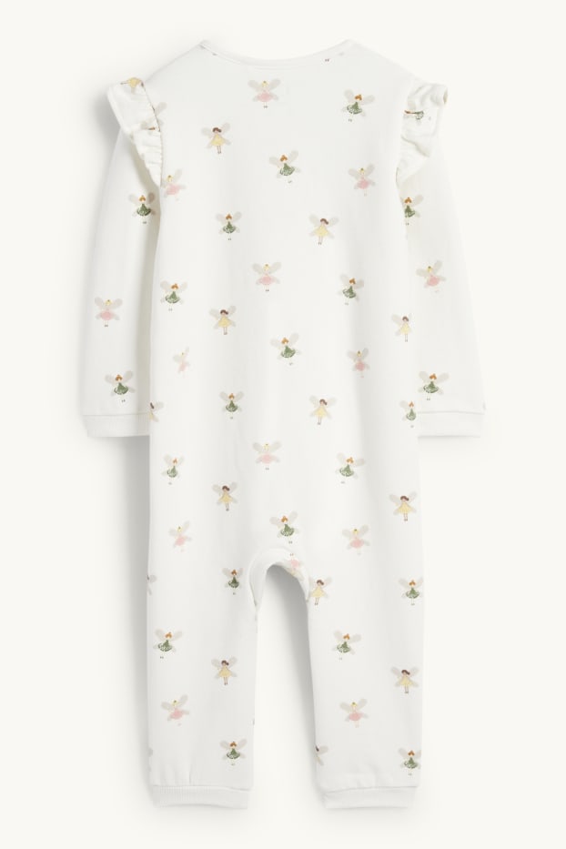 Bébés filles - Fées - pyjama bébé - blanc crème