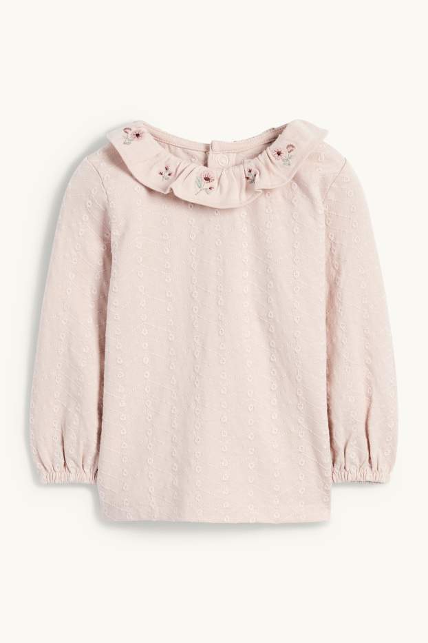 Neonate - Fiorellini - completo per neonate - 3 pezzi - rosa