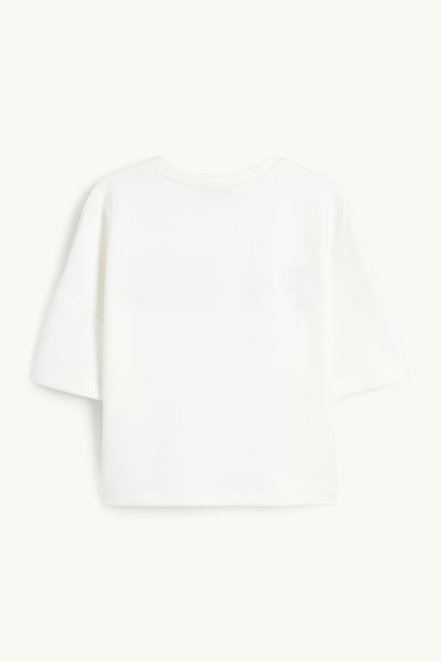 Donna - Felpa - bianco crema