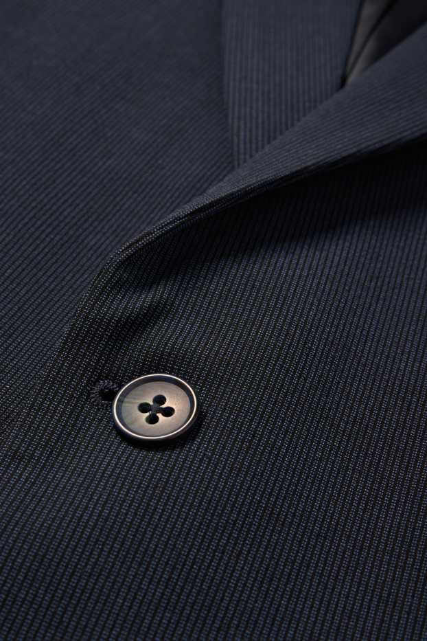 Hommes - Veste de costume - regular fit - Flex - bleu foncé