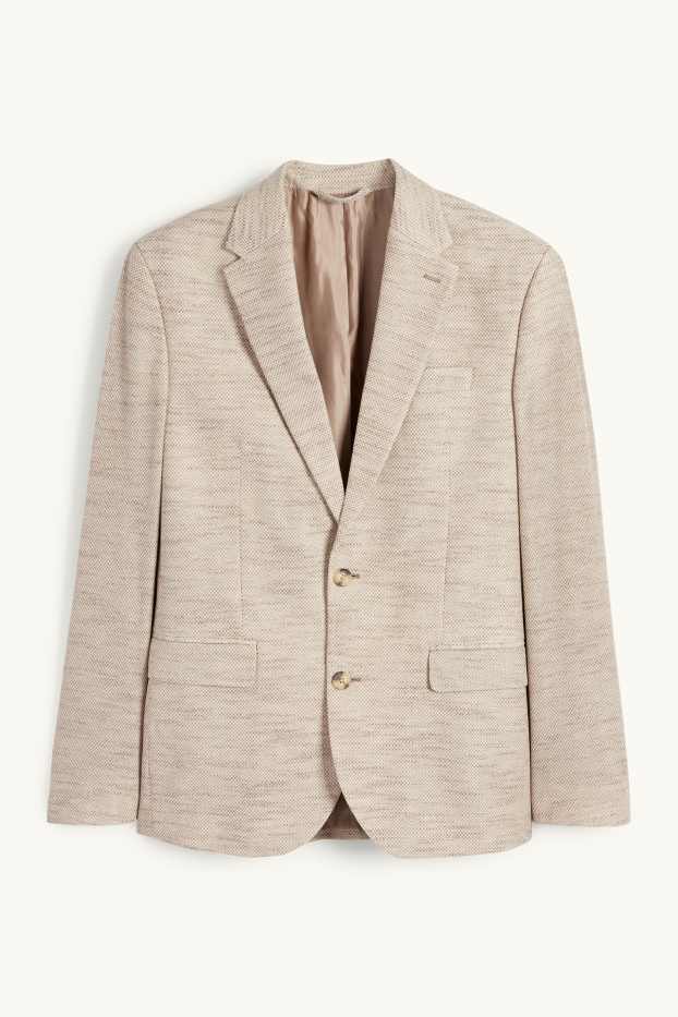 Home - Americana - regular fit - Flex - estructurada - beix clar