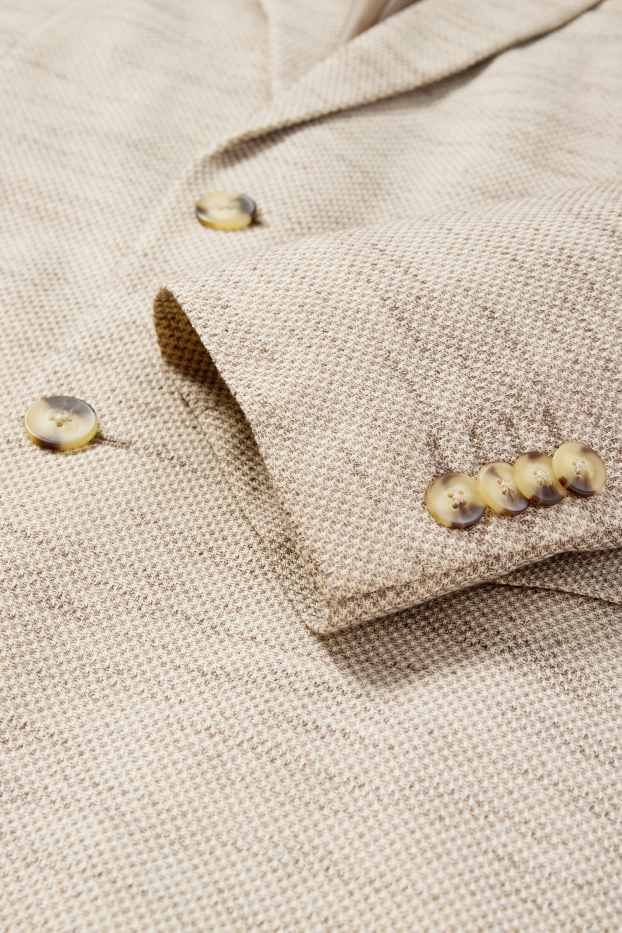 Home - Americana - regular fit - Flex - estructurada - beix clar