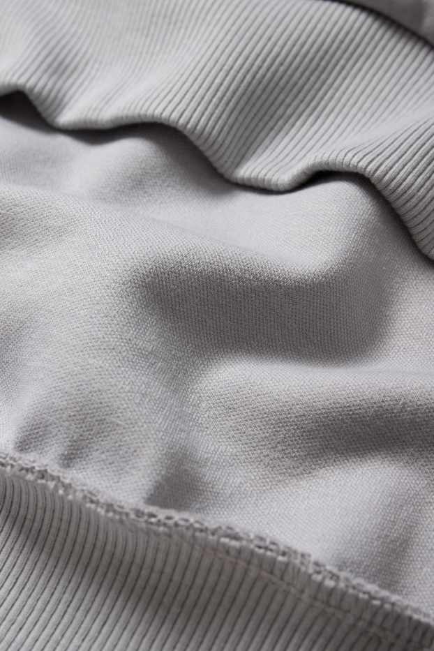 Hommes - Sweat à capuche - gris