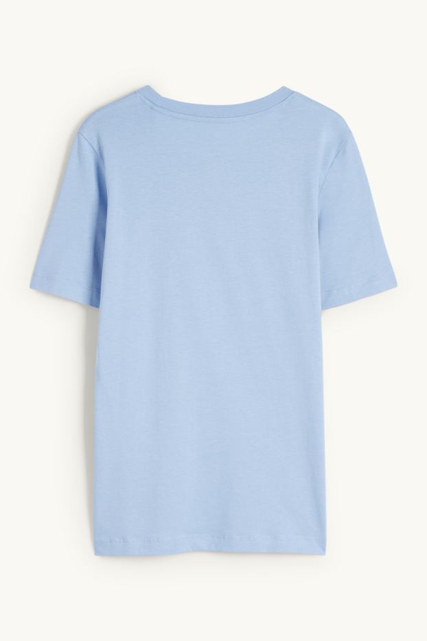 Damen - T-Shirt - Regular Fit - hellblau
