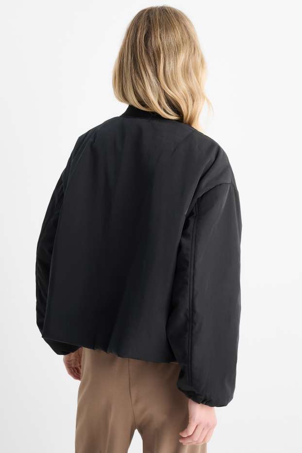 Femmes - Blouson aviateur - effet déperlant - noir