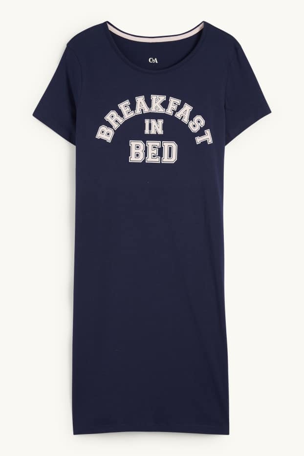 Femmes - Chemise de nuit - bleu foncé